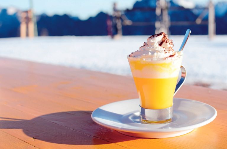 Italian,Hot,Drink,,Bombardino.,Italy,,Europe.