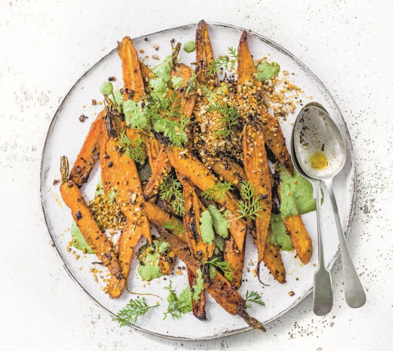 solata s pecenim korenjem