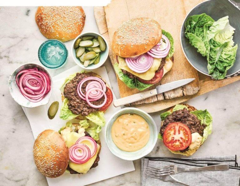 sestavine burger