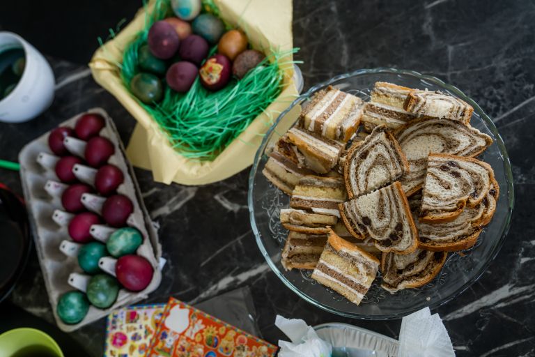 velika noč jajca potica