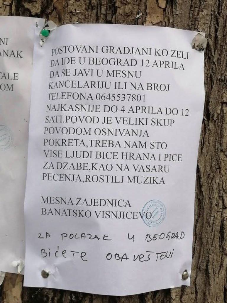 Letaki Vucicev miting v Banatsko Vicnjicevo, vir Facebook.jpg
