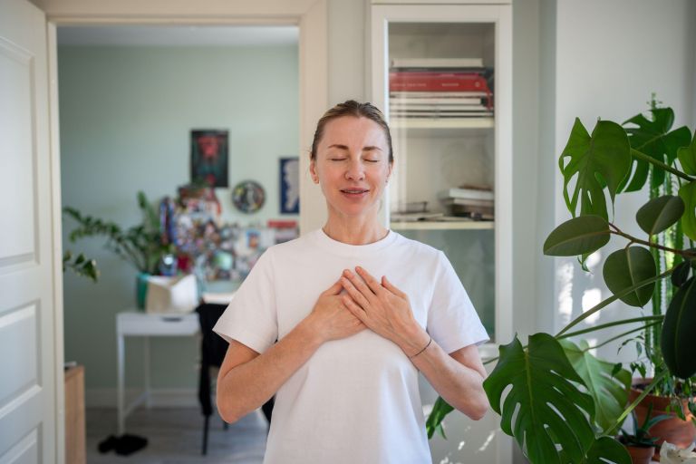 umirjanje. dihanje, čuječnost