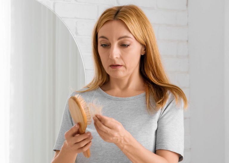 izpadanje las, lasje, česanje