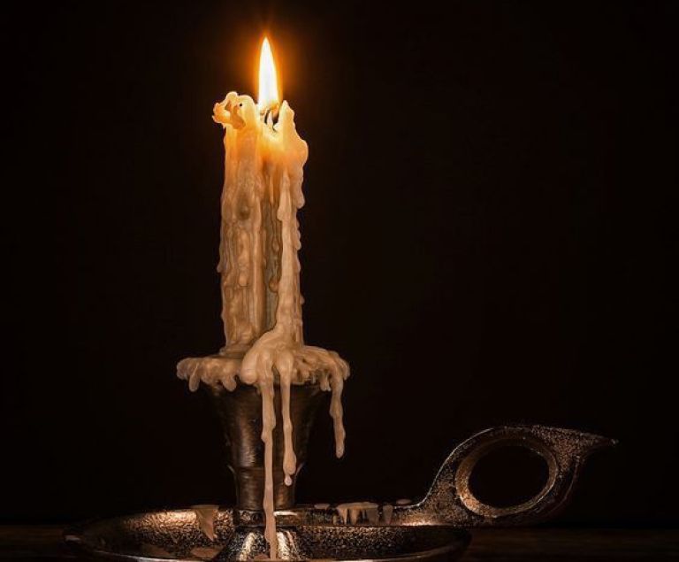 sveča, smrt, žalovanje