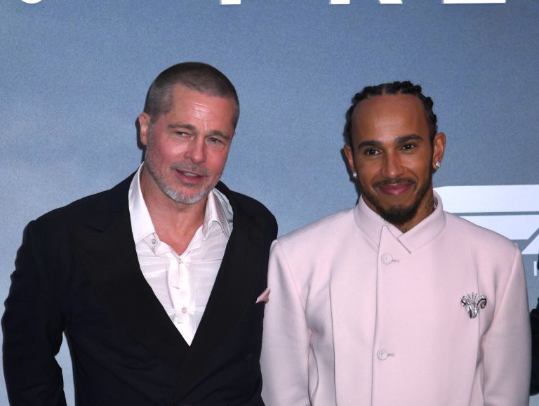 Brad Pitt, Lewis Hamilton
