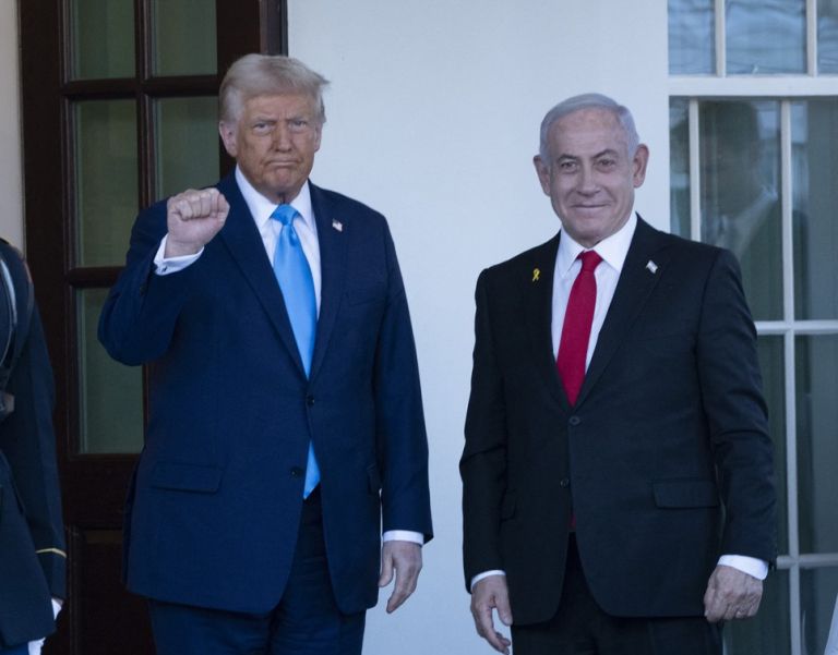 Donald Trump in Benjamina Netanjahu