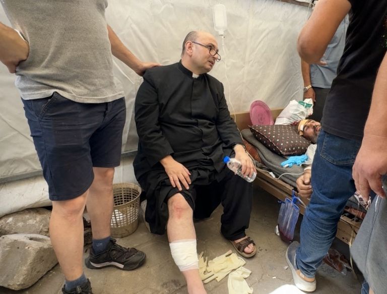 izrael, napad, cerkev, gabriel romanelli.jpg