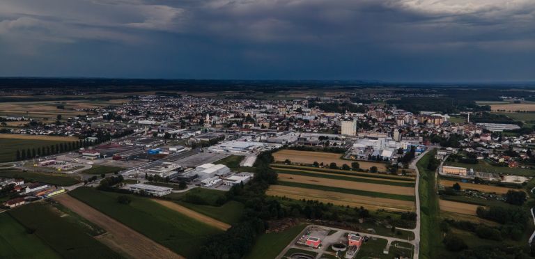 simbolična, nevihta, neurje, murska-sobota, dron, oblaki, oblačno