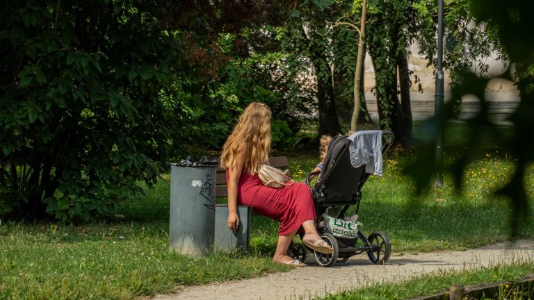 simbolična, park, sprehod, klop