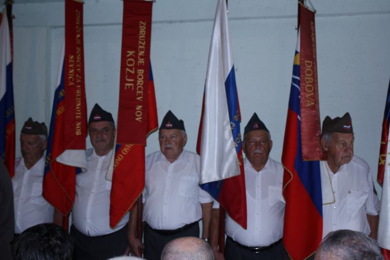 spominska-slovesnost-v-gozdu-dobrava, krska-partizanska-ceta