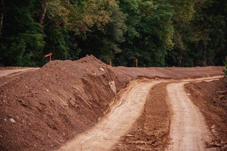 simbolična, nasip-ob-muri, gradišče, vodovarstveno-območje, dron, reka, gradnja