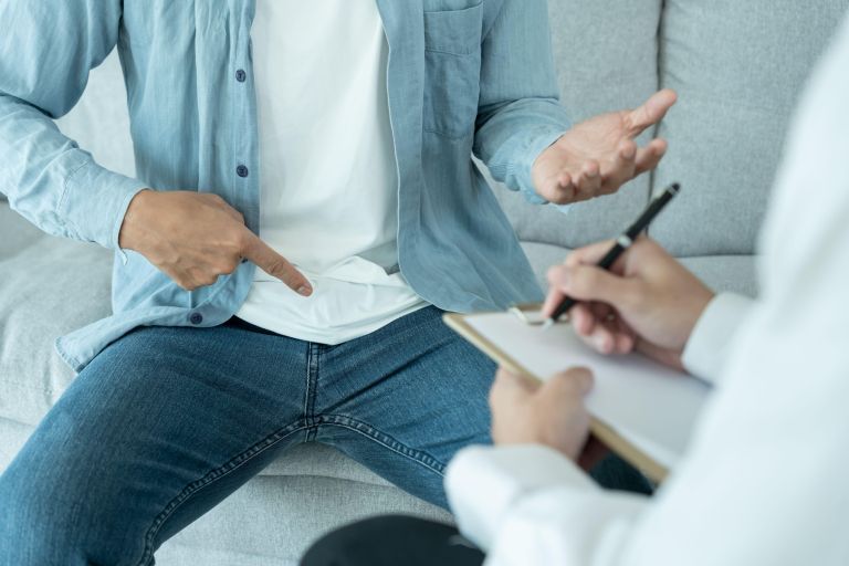 mehur, prostata, moški, pri zdravniku