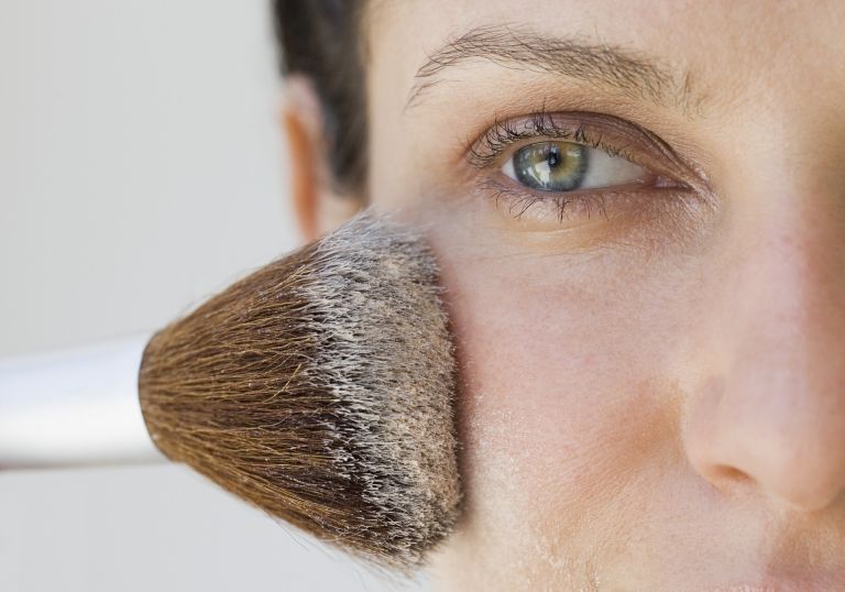 ličenje, čopič, puder