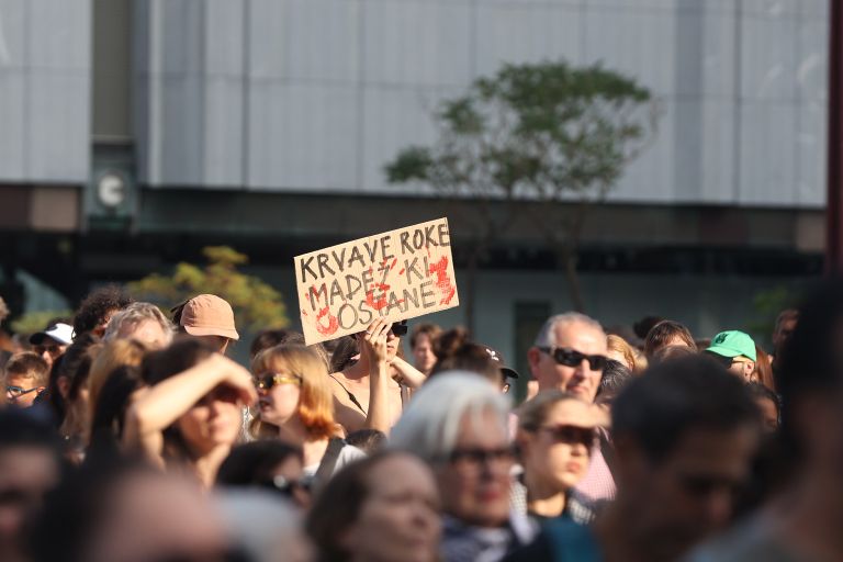protest, gaza, vlada, trg-republike, izrael