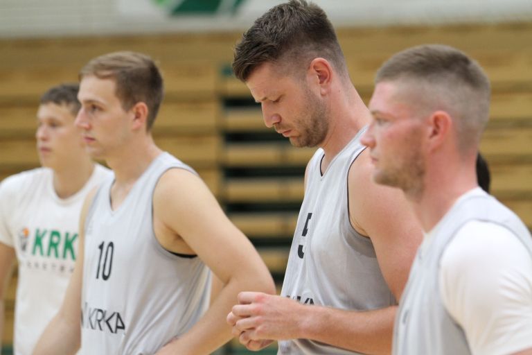 kk-krka, kosarka, prvi-trening