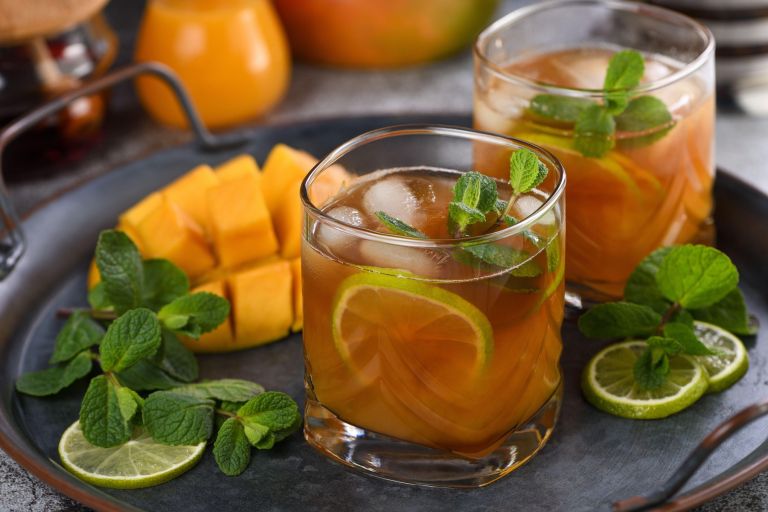 ledeni čaj, mango