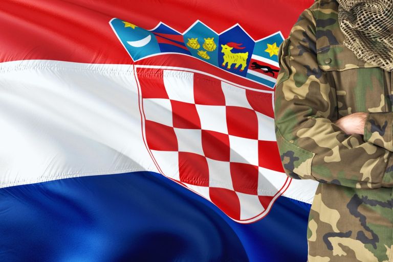 hrvaška, vojak