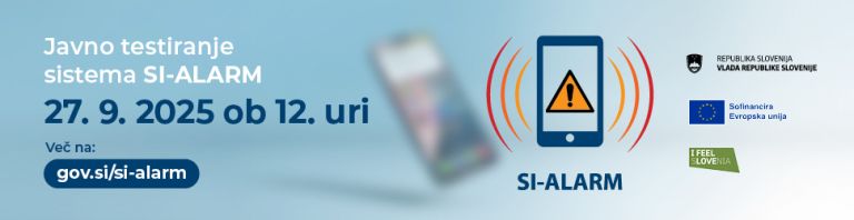si-alarm, alarm, obvescanje, september, test