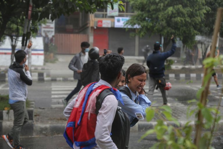 protest, nepal