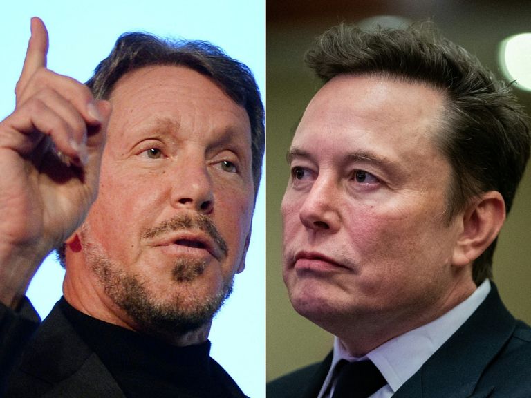 elon musk, larry ellison