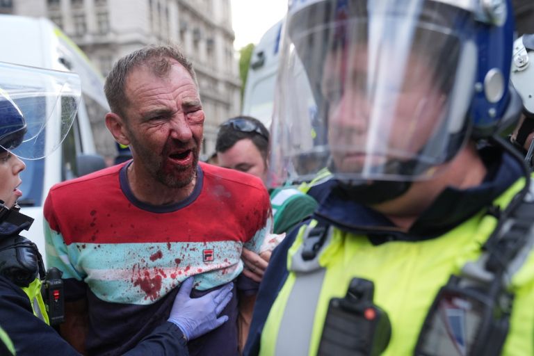 london, protest