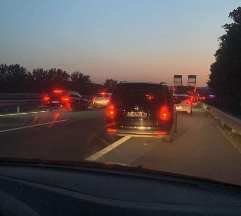 prevrnjen-tovornjak, dolenjska-avtocesta-7-3-2019