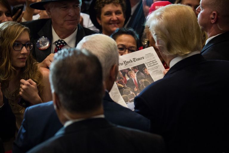 Donald Trump, New York Times