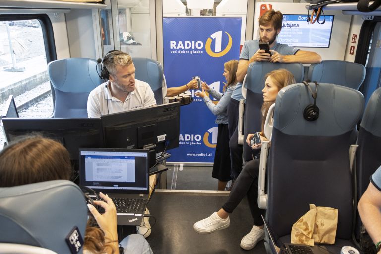slovenske železnice, radio 1