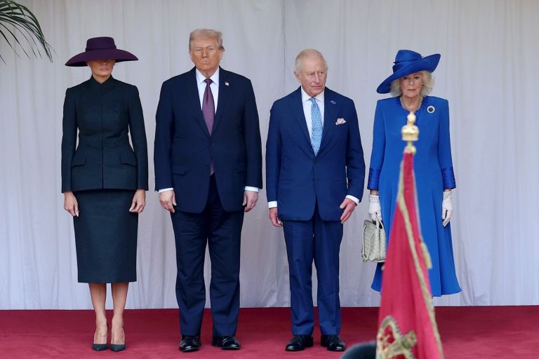 Melania Trump, Donald Trump, Kralj Karel, kraljica Camilla.jpg
