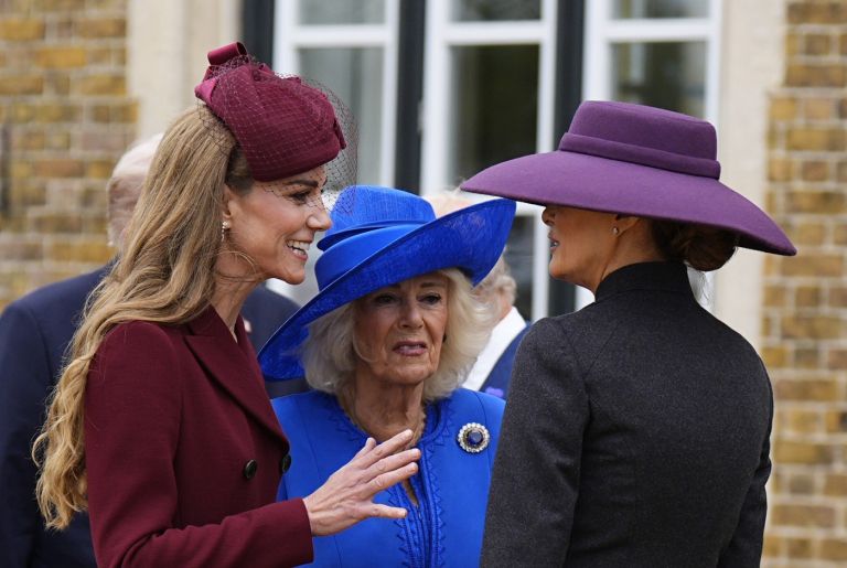 Kate Middleton, Kraljica camilla, melania trump.jpg
