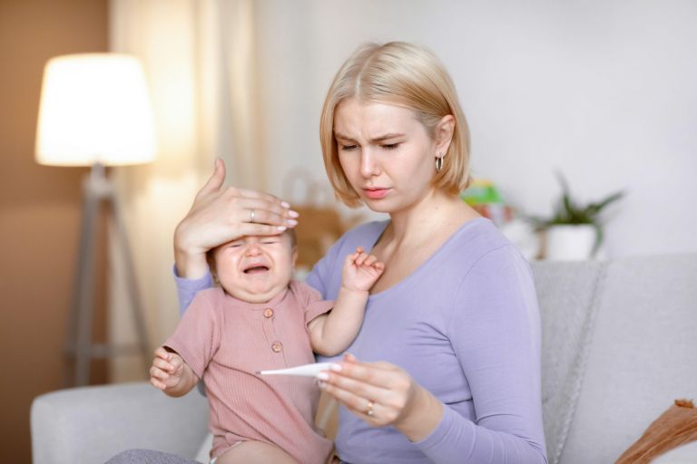 otrok, prehlad, gripa, RSV