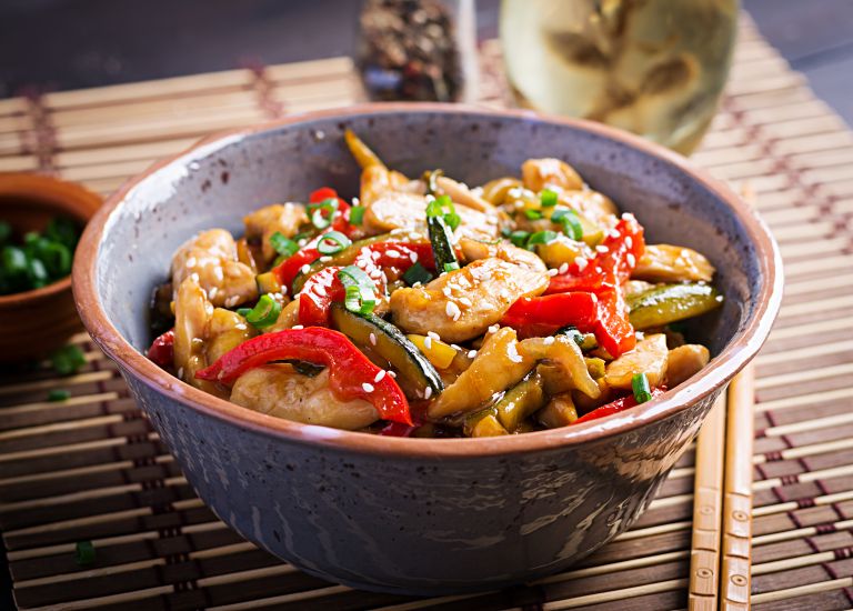 Piščančji stir fry