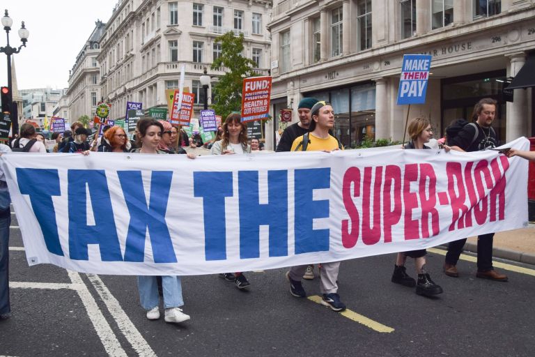 protest, london