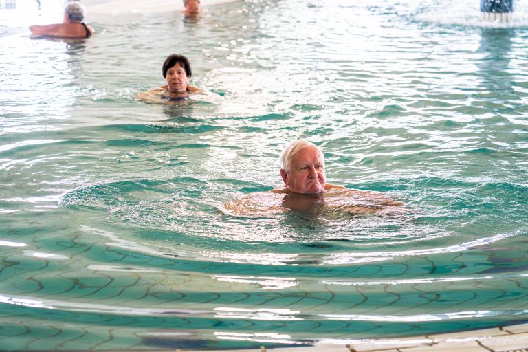 terme-banovci, kopališče, kopalci, bazeni