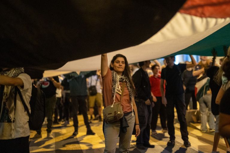flotilja sumud, protesti