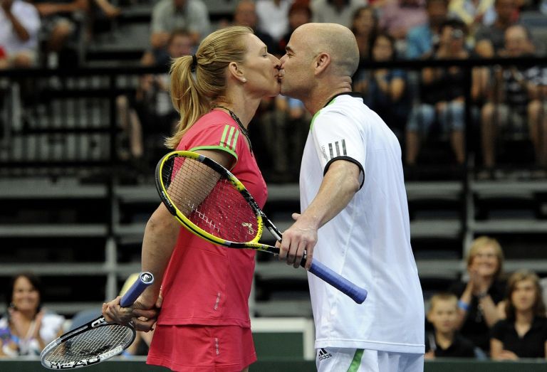 steffi-graf, andre-agassi