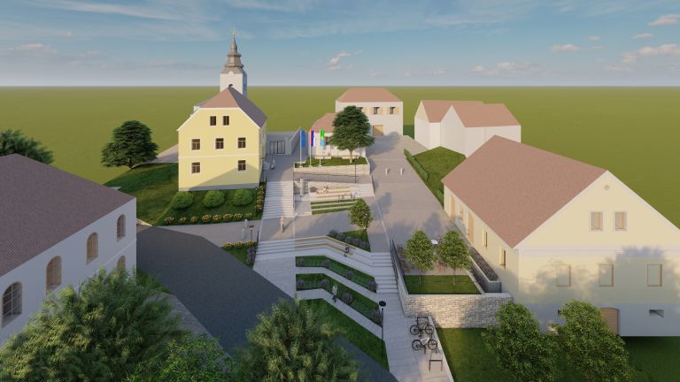 trg, bela-cerkev, ureditev