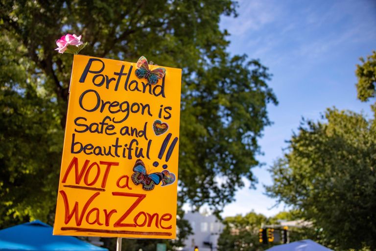 portland, protesti