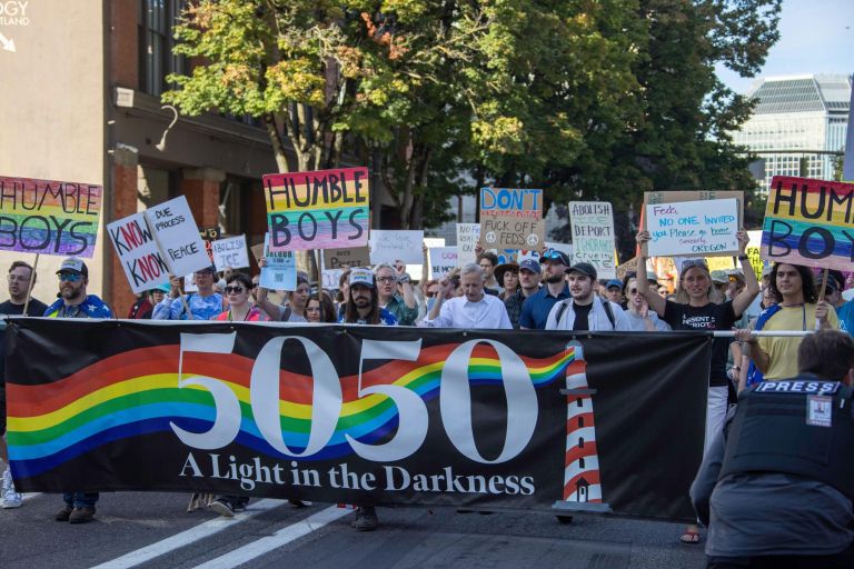portland, protesti