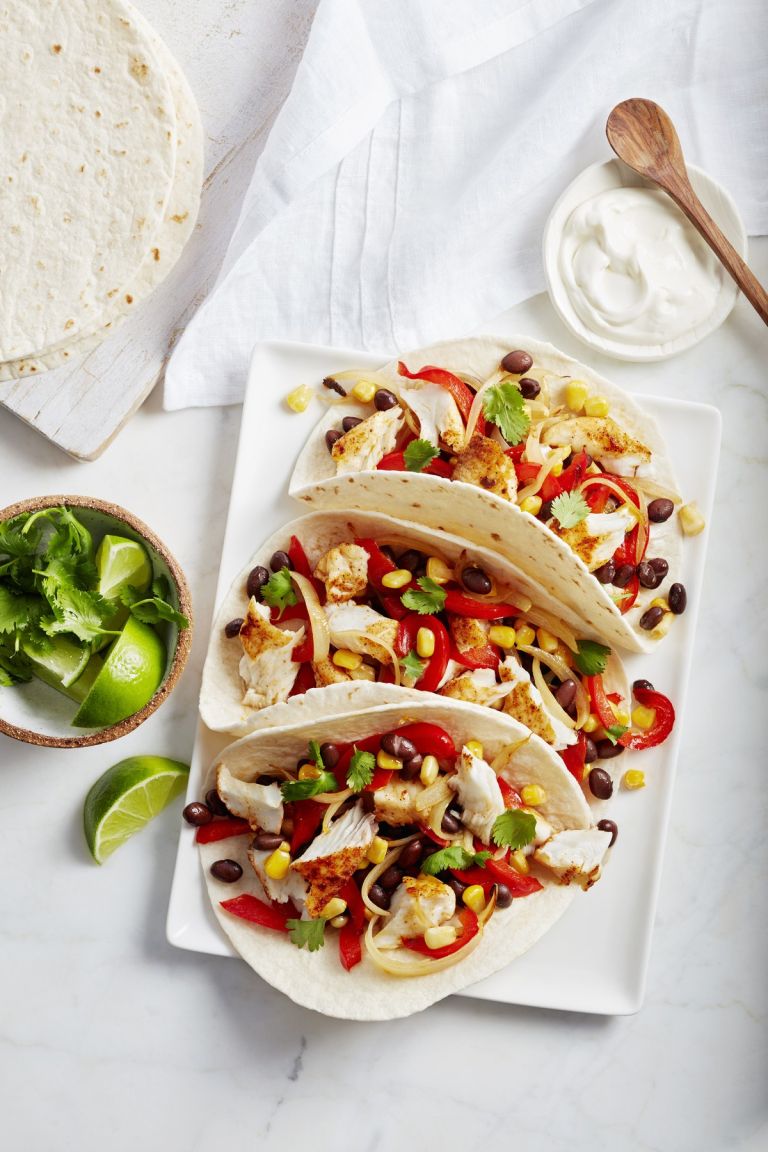 piščanec, tortilje