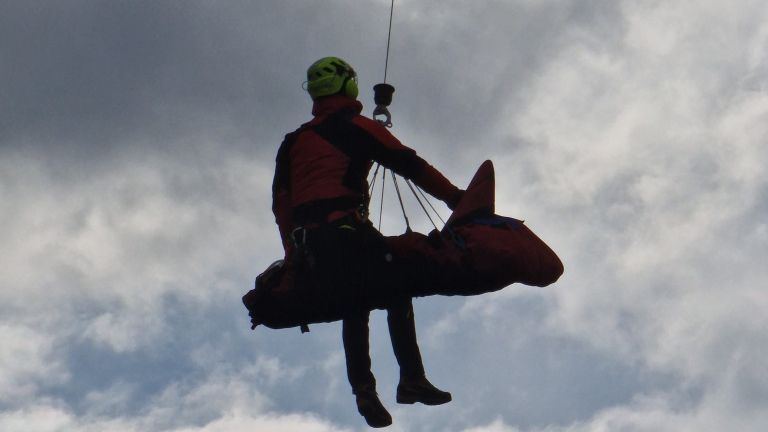 Reševanje s helikopterjem