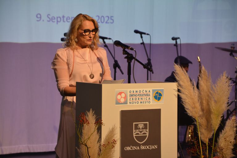 Mojca Črtalič, predsednica OOZ Novo mesto.JPG