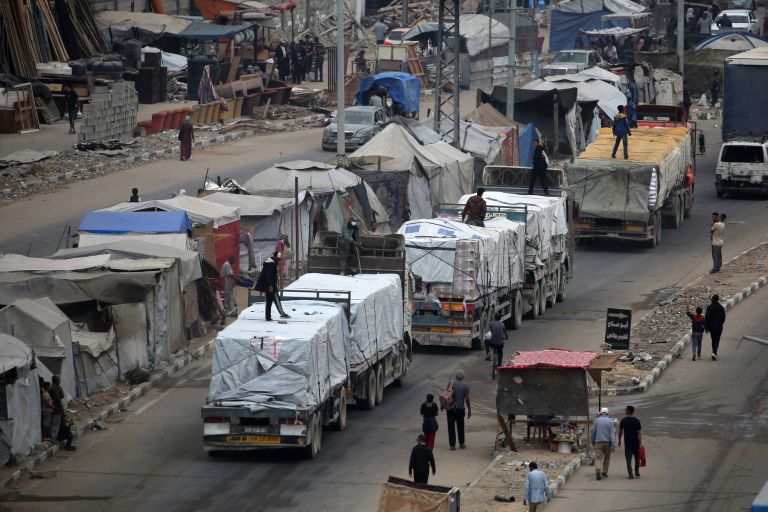 gaza, humanitarna pomoč