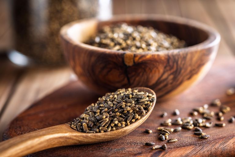 pegasti badelj, semena