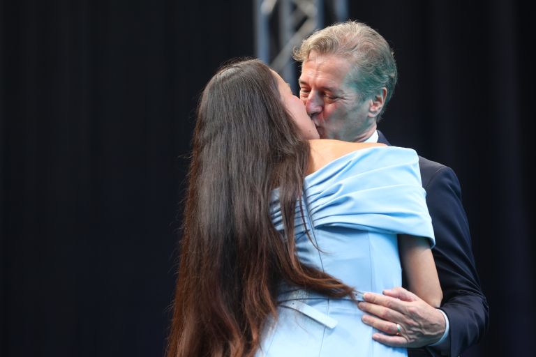 Tina Gaber, Robert Golob