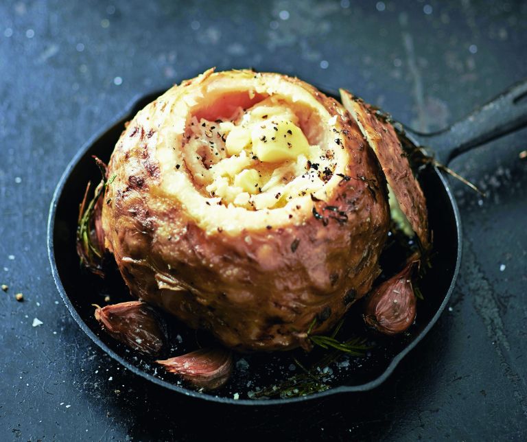 Pečena gomoljna zelena