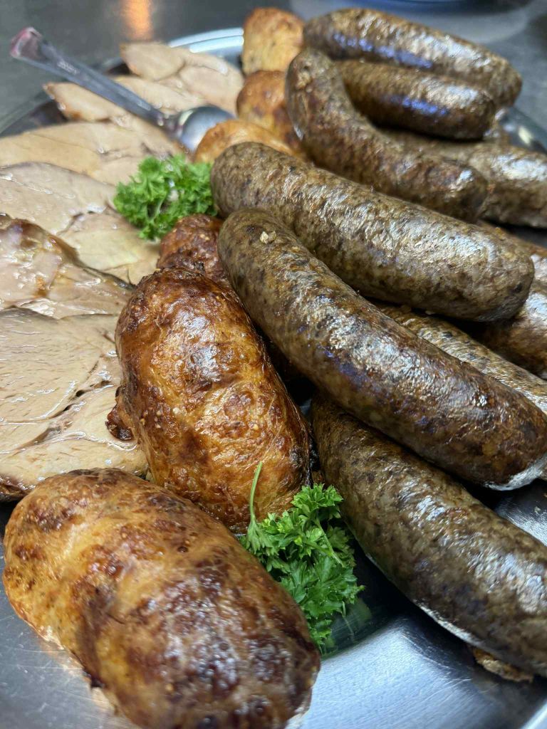 simbolična, koline, klobase, klobasa, prosene, prosena, krvavice, repa