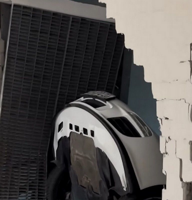 avto nesreča garaža