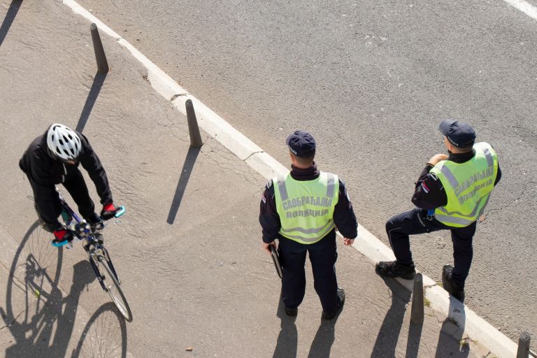 policist kolesar Srbija