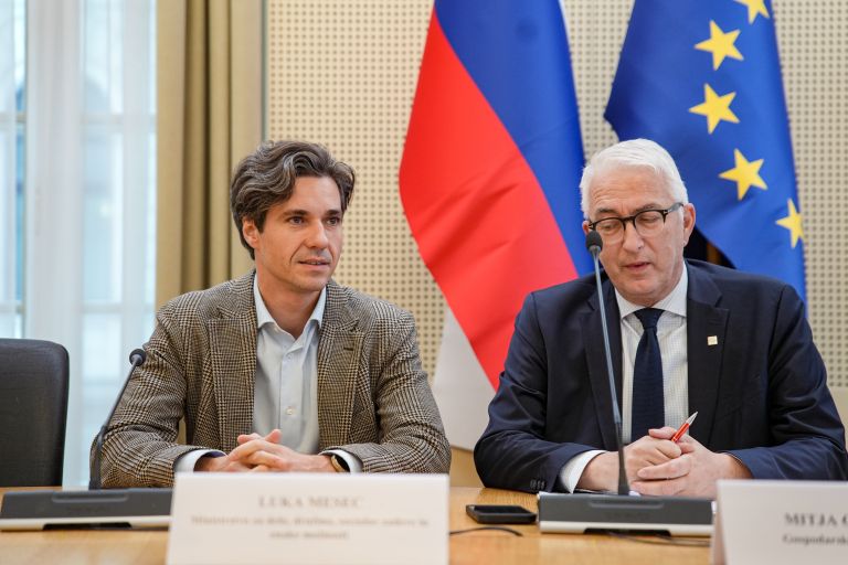 Luka Mesec, Mitja Gorenšček